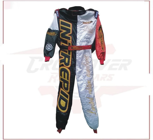 INTREPID Go Kart Race Suit Sublimation Printing CROSSOVER RACEWEARS