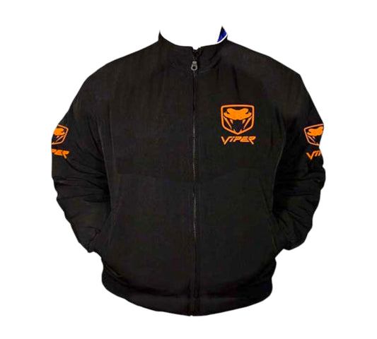 Viper Fangs Racing Jacket Vintage Black