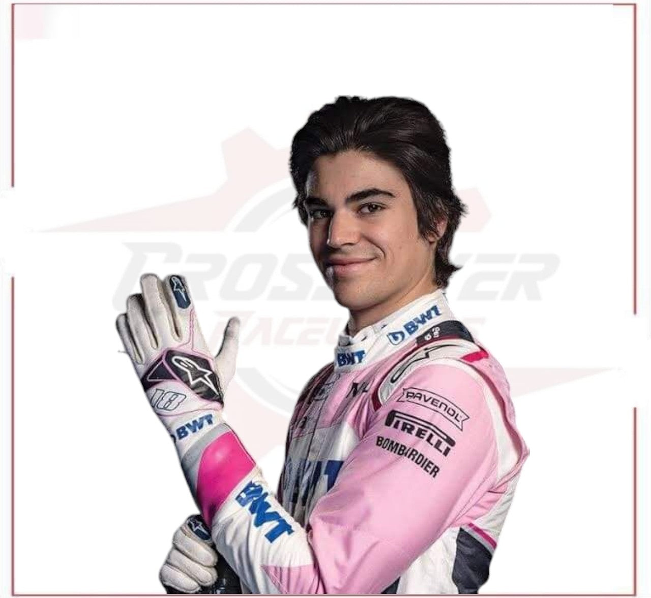 Lance Stroll Racing Point, 2019 Race Suit BWT CROSSOVER RACEWEARS