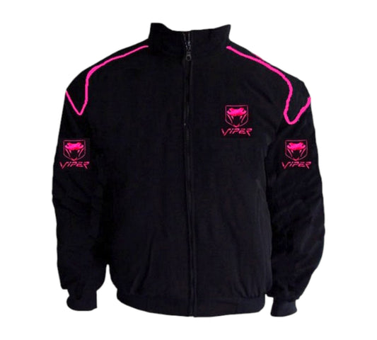 Viper Vintage Racing Jacket with Pink