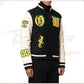 Off-White logo-patch varsity jacket