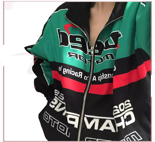 New Speed Motor Green racing f1 jacket