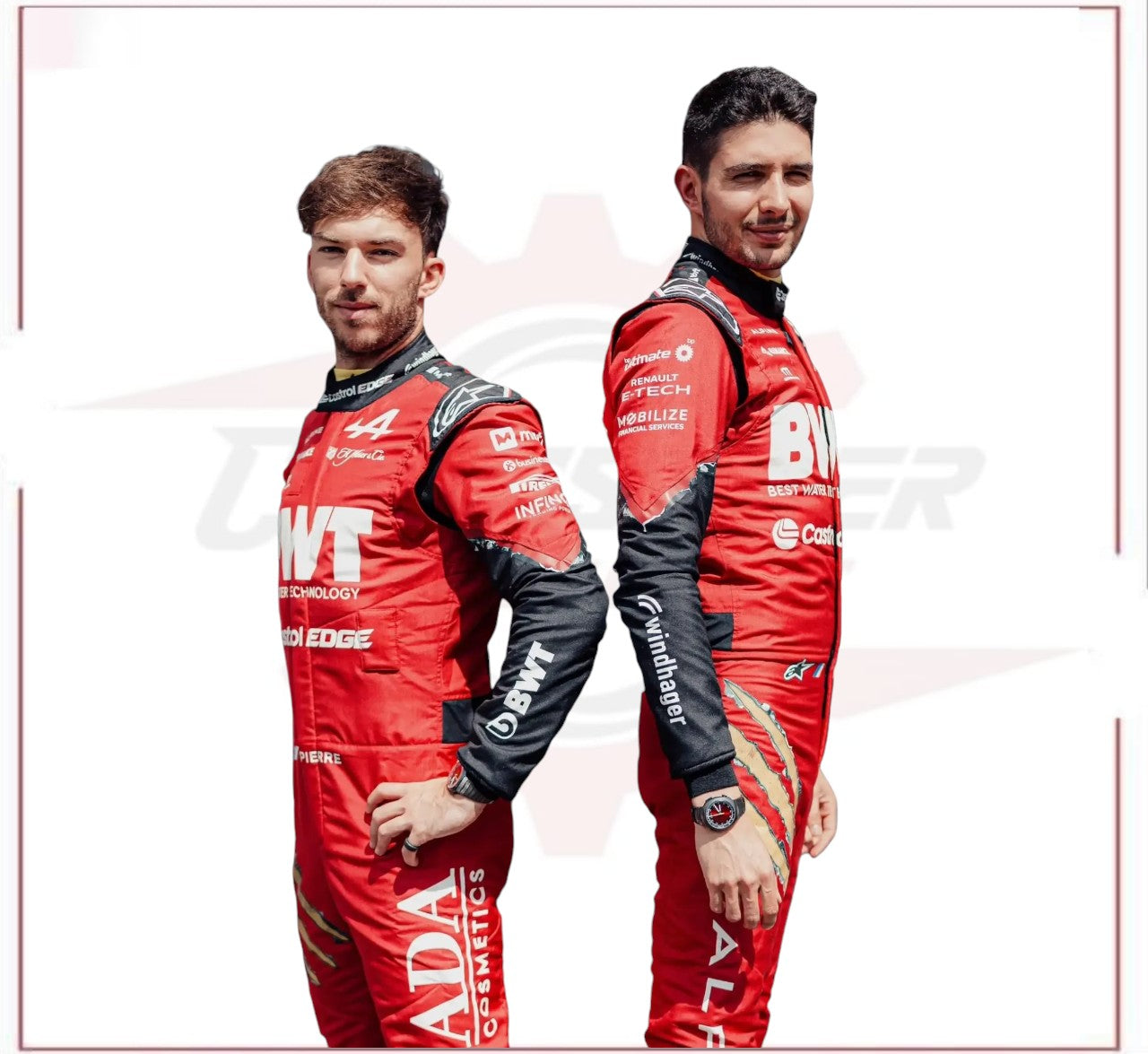 2024 New Esteban Ocon bwt F1 Race Suit CROSSOVER RACEWEARS