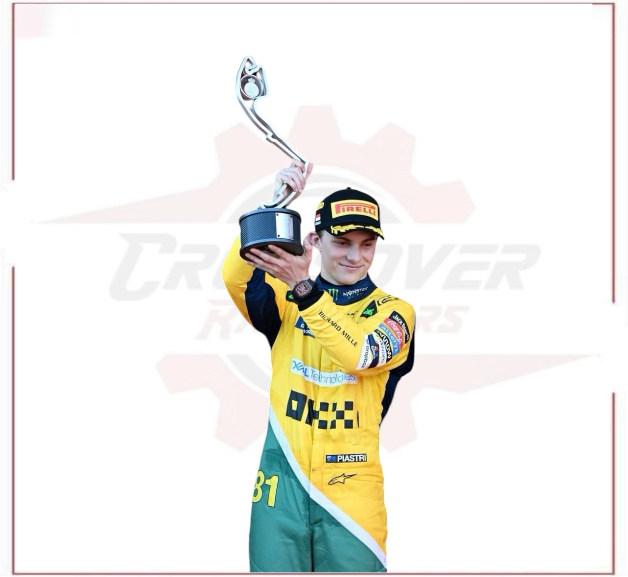 2024 New McLaren Oscar Piastri F1 Team Race Suit CROSSOVER RACEWEARS