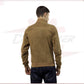 David - Men's Bomber Jacket in Genuine Honey Suede Leather CROSSOVER RACEWEARS