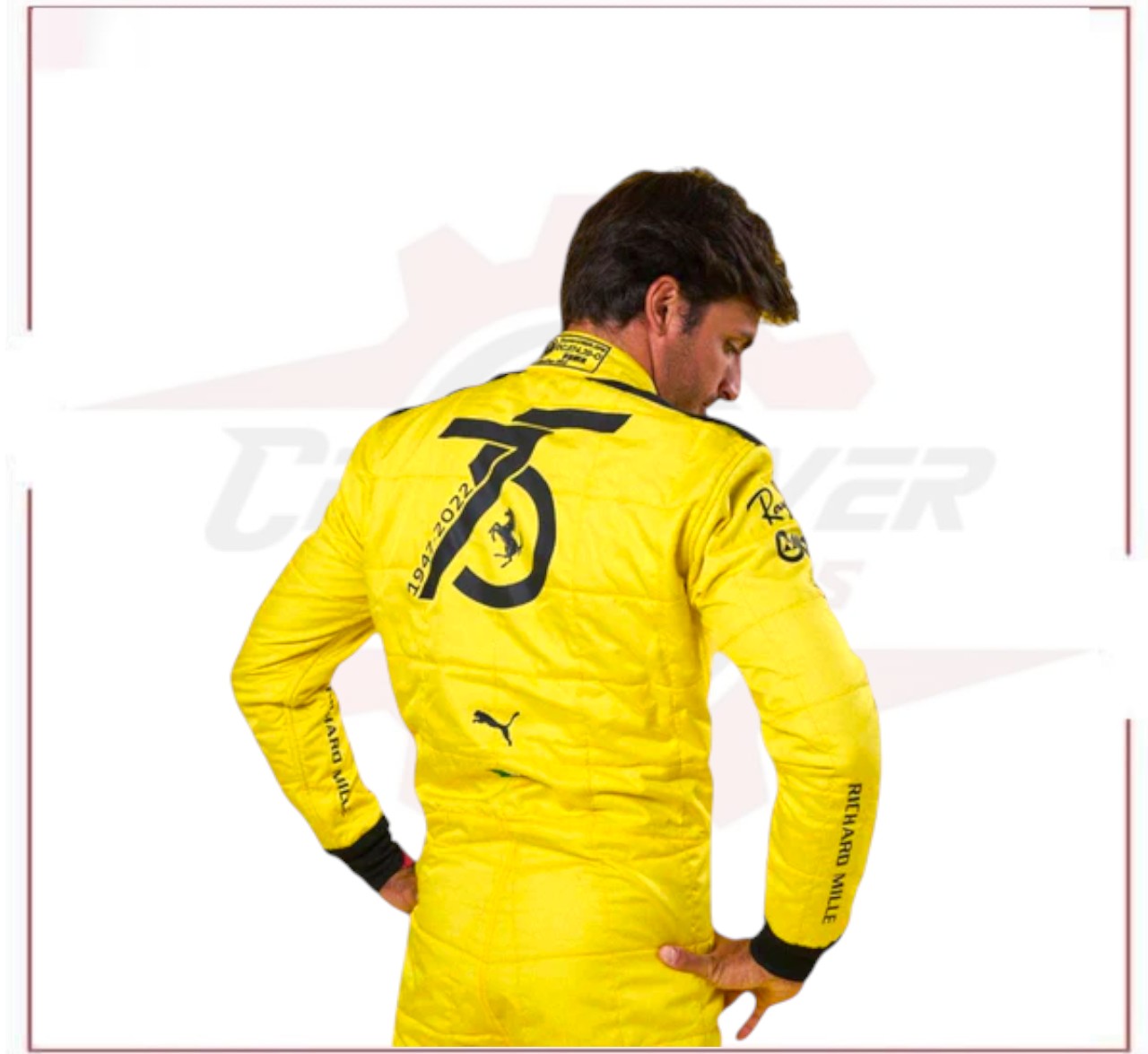 2022 Carlos Sainz Ferrari F1 Racing Suit - MONZA GP - CROSSOVER RACEWEARS 