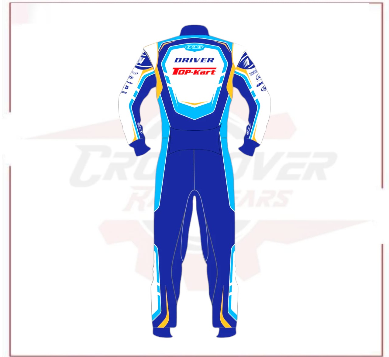 New 2023 Top Kart Racing Suit CROSSOVER RACEWEARS