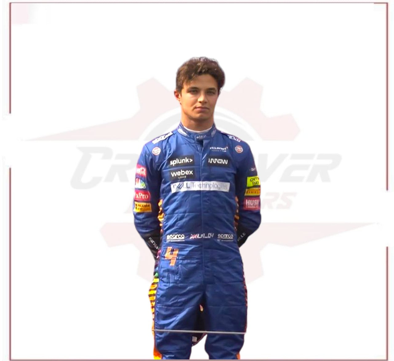 2021 Lando Norris McLaren F1 Racing Suit CROSSOVER RACEWEARS