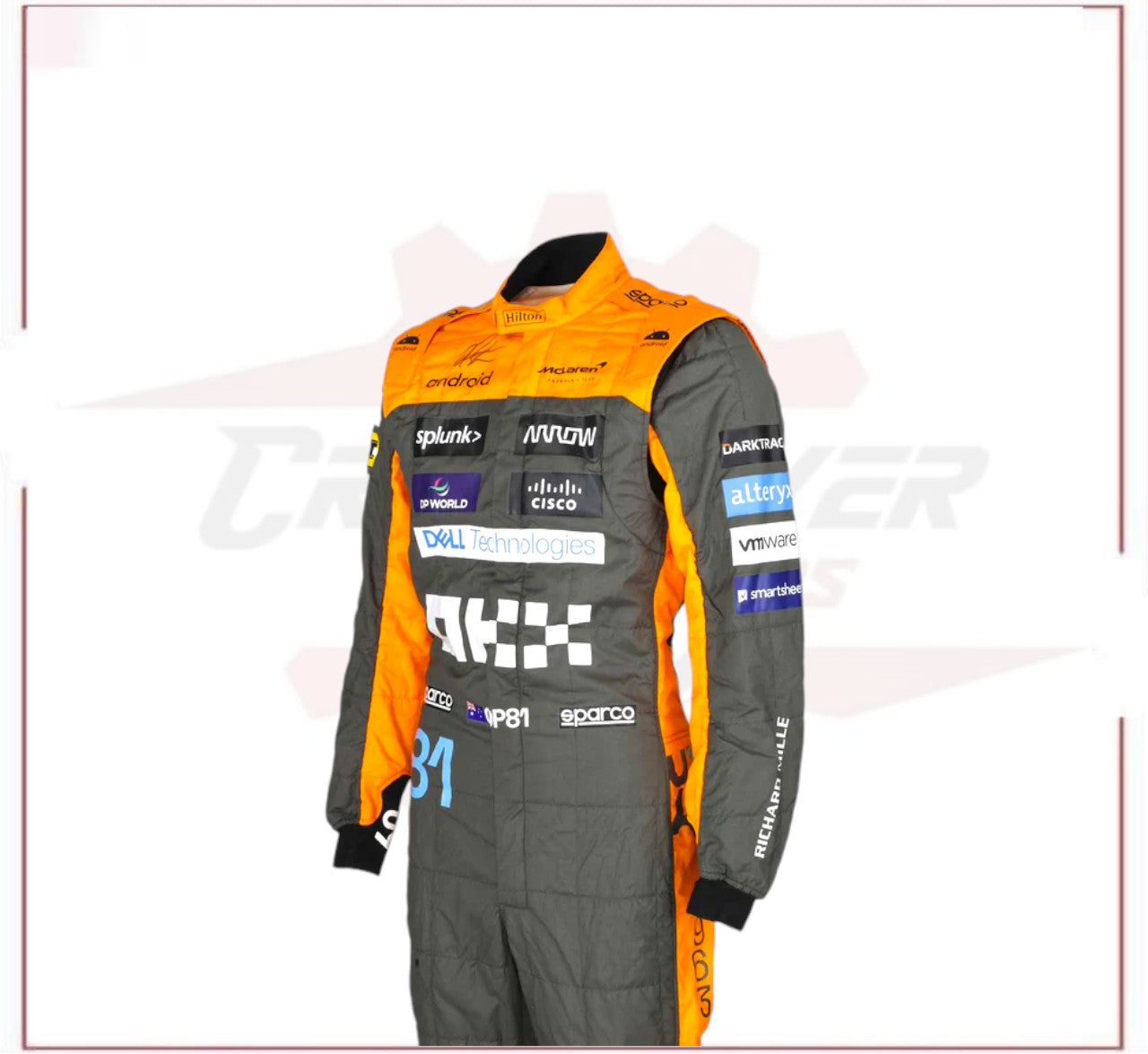 2023 Oscar Piastri McLaren Formula 1 Race Suit CROSSOVER RACEWEARS