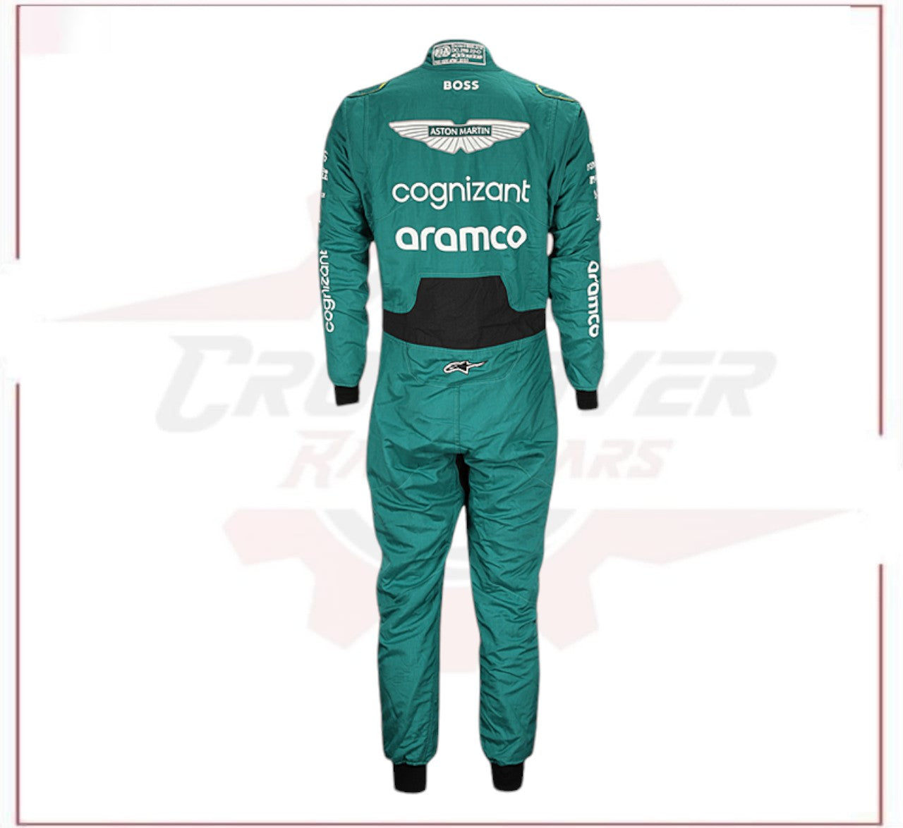 2023 Fernando Alonso Aston Martin F1 Race Suit CROSSOVER RACEWEARS
