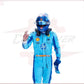 New 2024 Carlos Sainz jr HP Miami  Scuderia Ferrari F1 Team Racing Suit - CROSSOVER RACEWEARS 