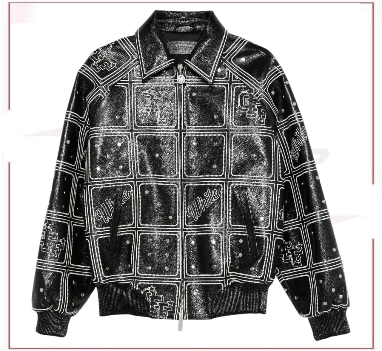 Off-White Dices Lea varsity jacket