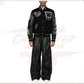 Off-White crystal-embellished varsity jacket