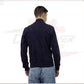 David - Men's Bomber Jacket in Genuine Blue Suede Leather CROSSOVER RACEWEARS