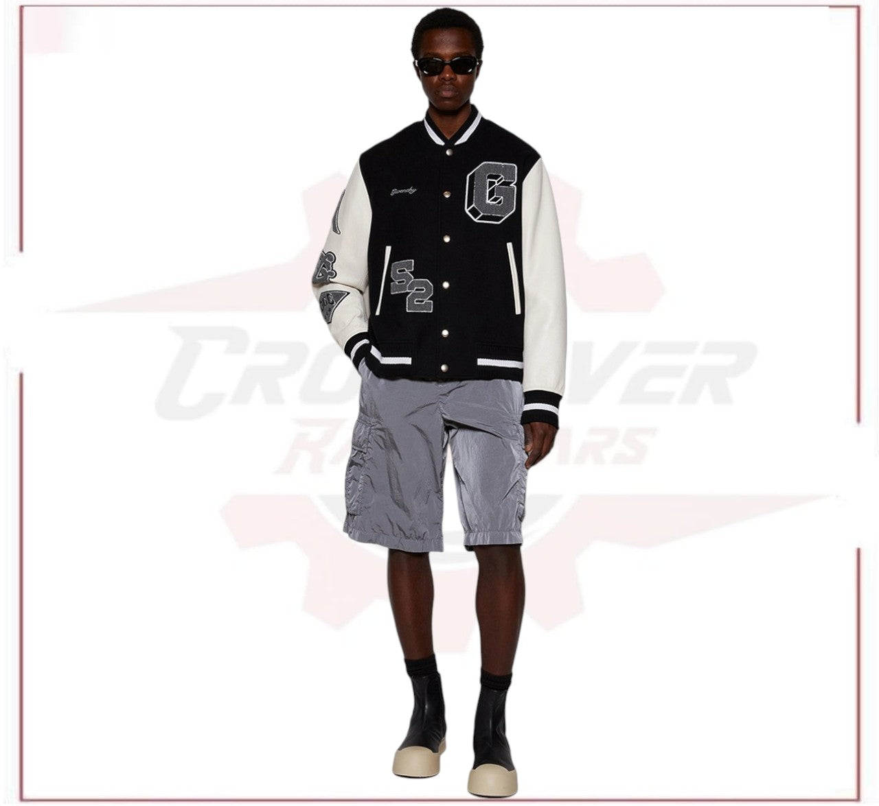 Givenchy Varsity Jacket Black And White