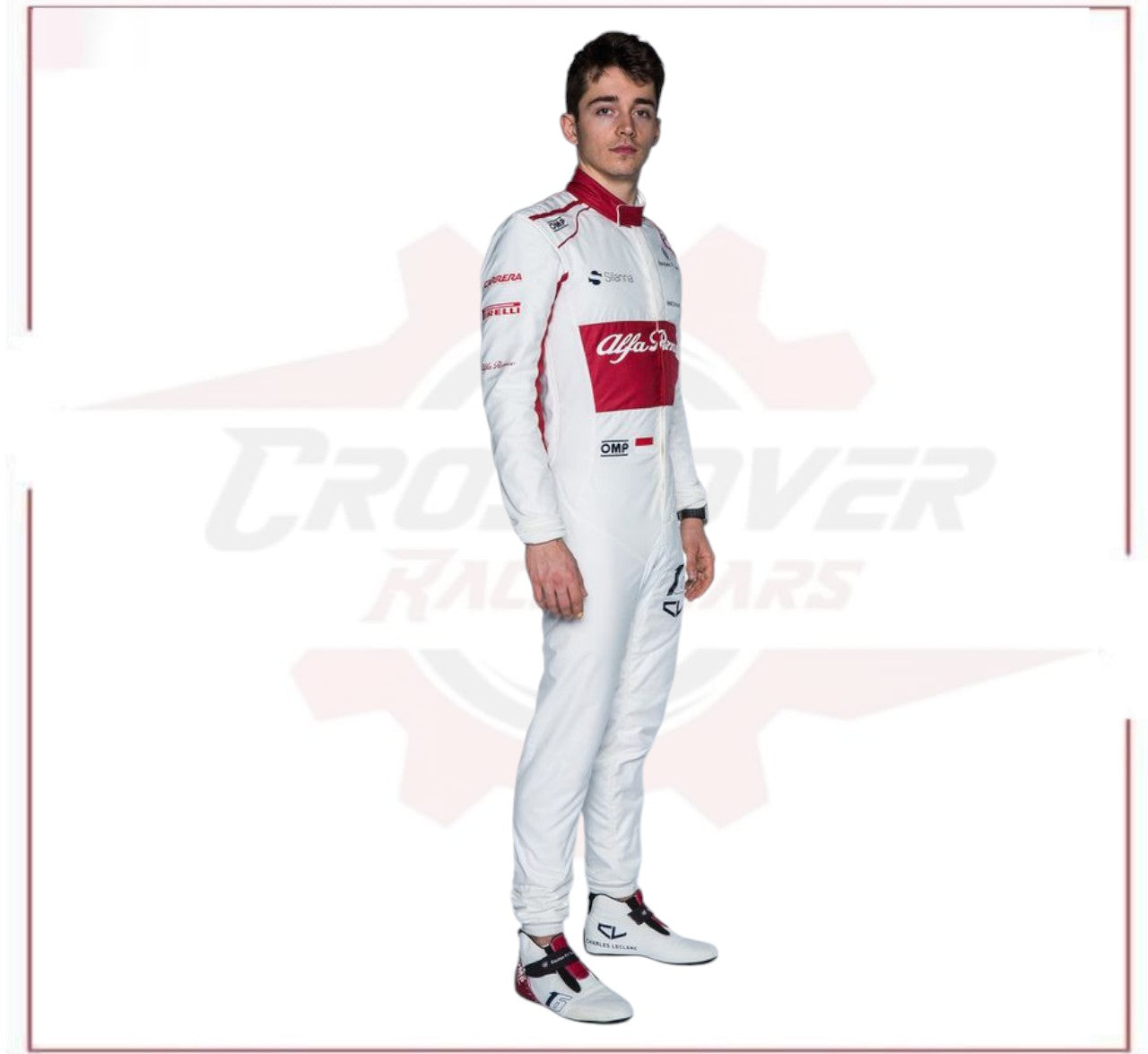 2018 Charles Leclerc Alfa Romeo Sauber F1 Race Suit CROSSOVER RACEWEARS