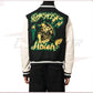 Off-White logo-patch varsity jacket