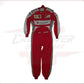 2013 Fernando Alonso Ferrari F1 Embroidered Racing Suit CROSSOVER RACEWEARS