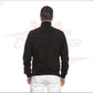 David - Men's Bomber Jacket in Genuine Dark Brown Suede Leather CROSSOVER RACEWEARS