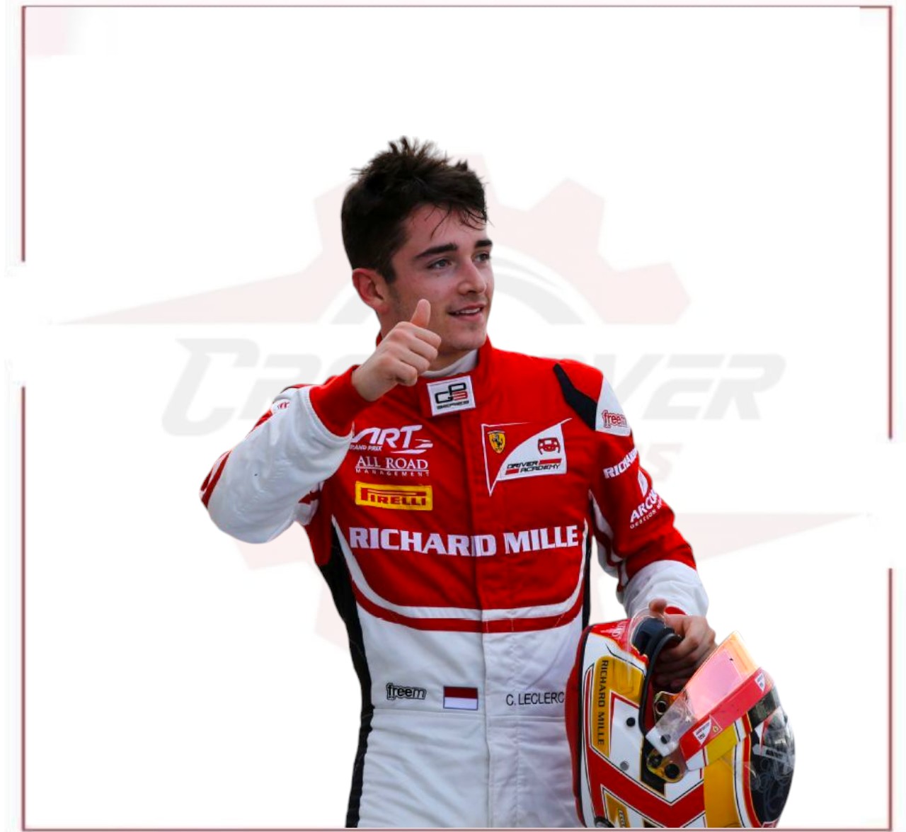 2016 Charles Leclerc Ferrari F1 Racing Suit CROSSOVER RACEWEARS