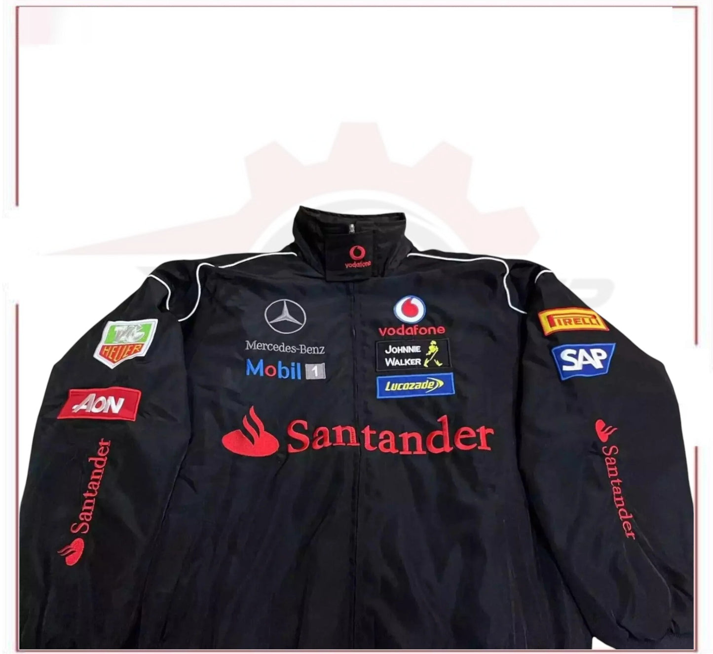Vintage Mercedes-Benz F1 Sublimation Retro Racing Jacket