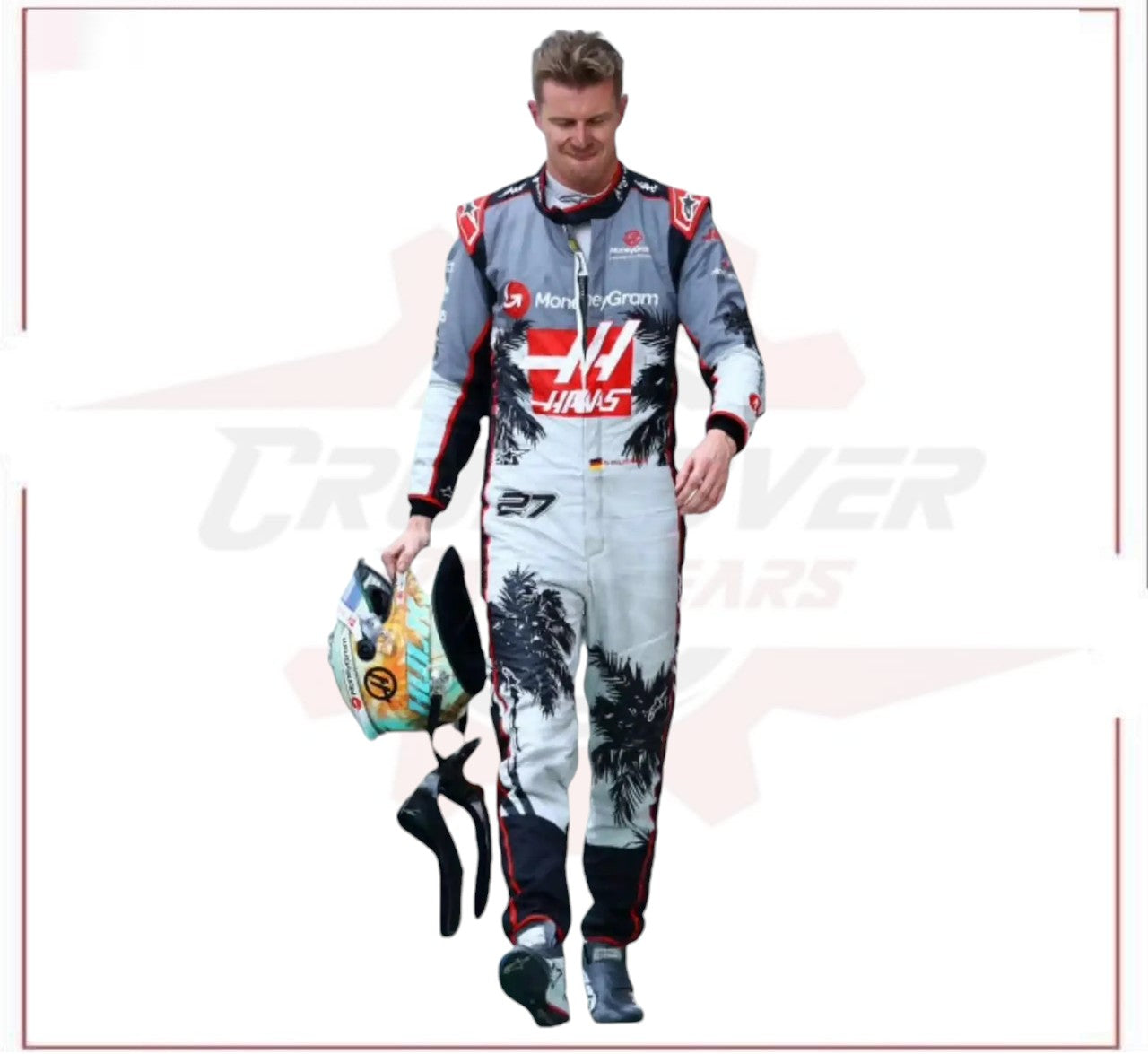 2023 Nico Hulkenberg Haas F1 Team Race Suit - Miami GP