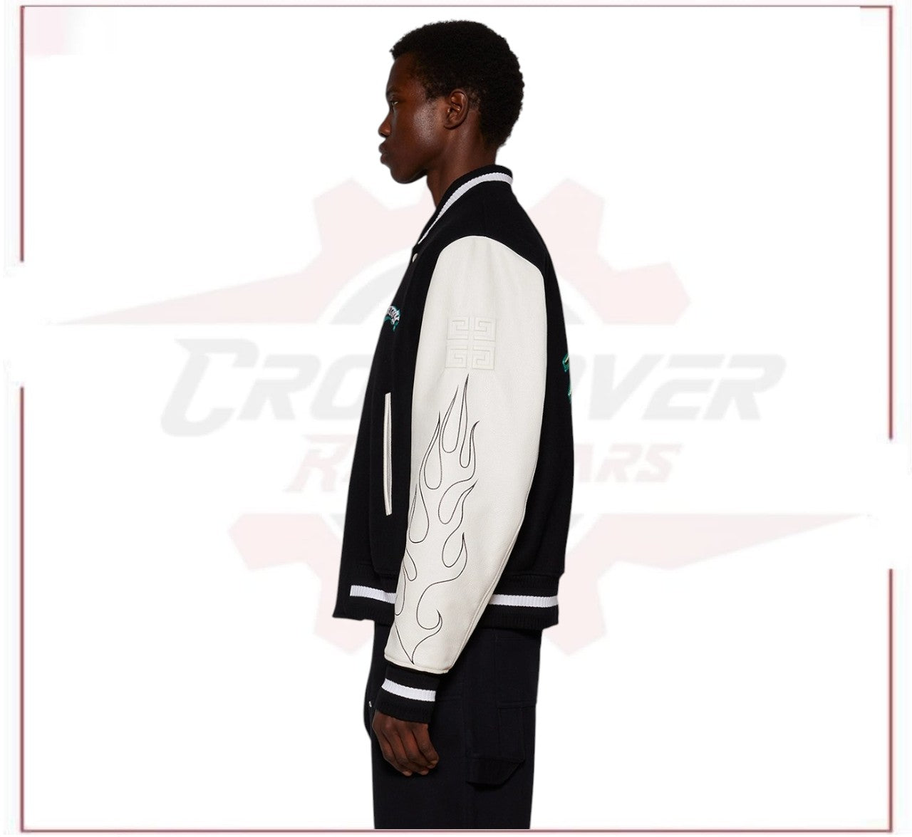 Givenchy Varsity Jacket Black And White