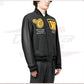 Off-White logo-patch varsity bomber jacket