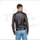 Men's Jacket in Genuine Dark Brown Leather CROSSOVER RACEWEARS