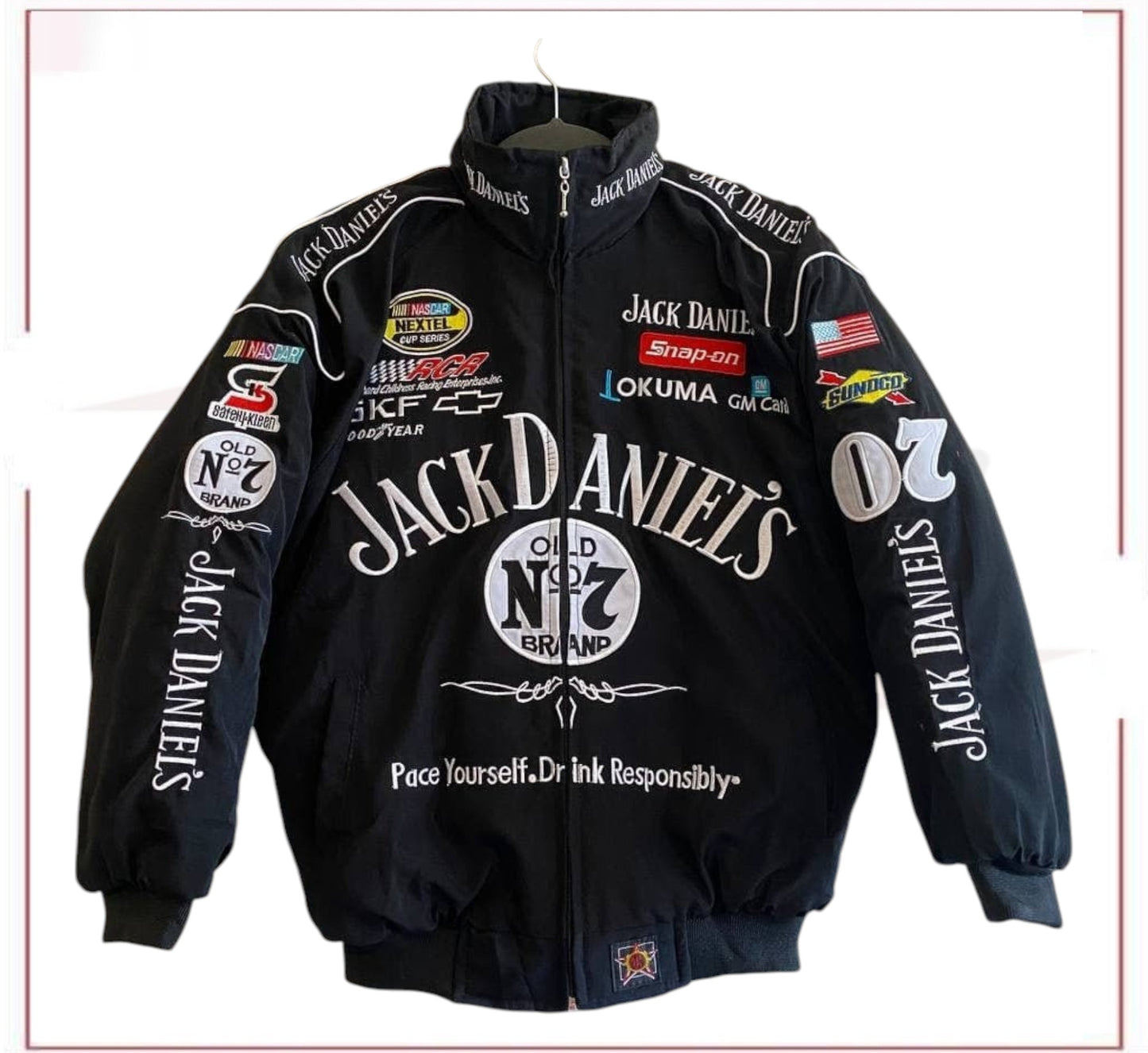 Jack Daniel's Vintage Racing Jacket F1 Bomber Jacket