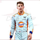 2023 Logan Sargeant Gulf F1 Race Suit Singapore GP