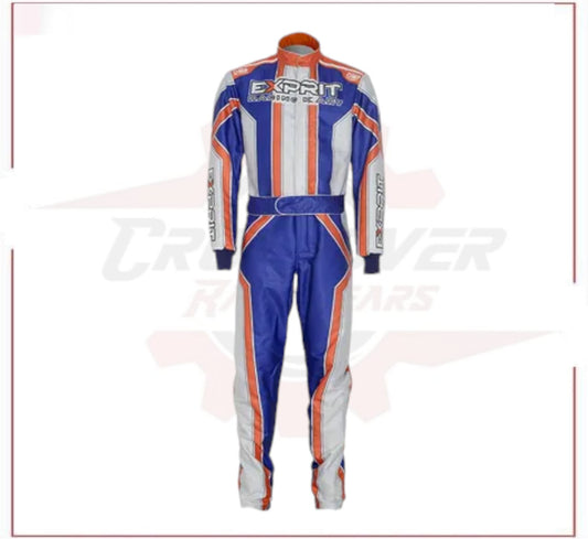 EXPRIT OMP SUBLIMATION PRINTED GO KART RACE SUIT CROSSOVER RACEWEARS