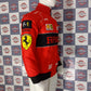 New Red-Black Ferrari F1 Racing Vantage Jacket