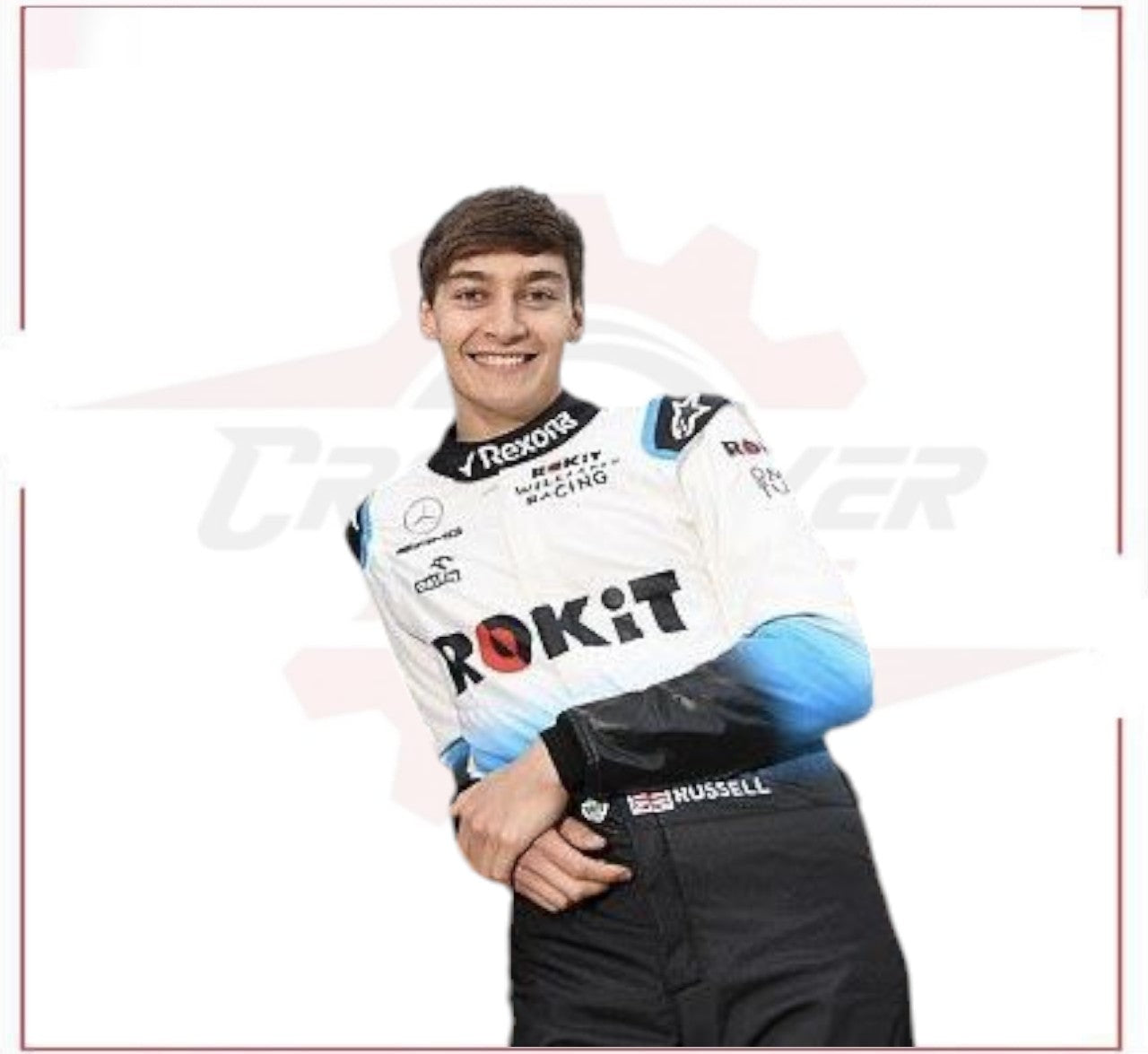 2019 George Russell Rokit Williams Racing F1 Race Suit CROSSOVER RACEWEARS