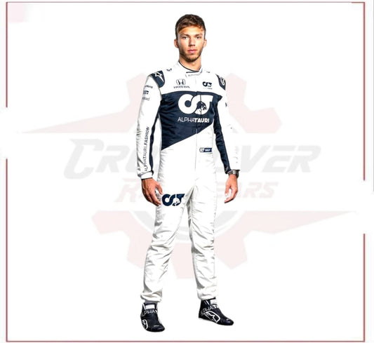 2021 AlphaTauri Pierre Gasly F1 Team Race Suit CROSSOVER RACEWEARS
