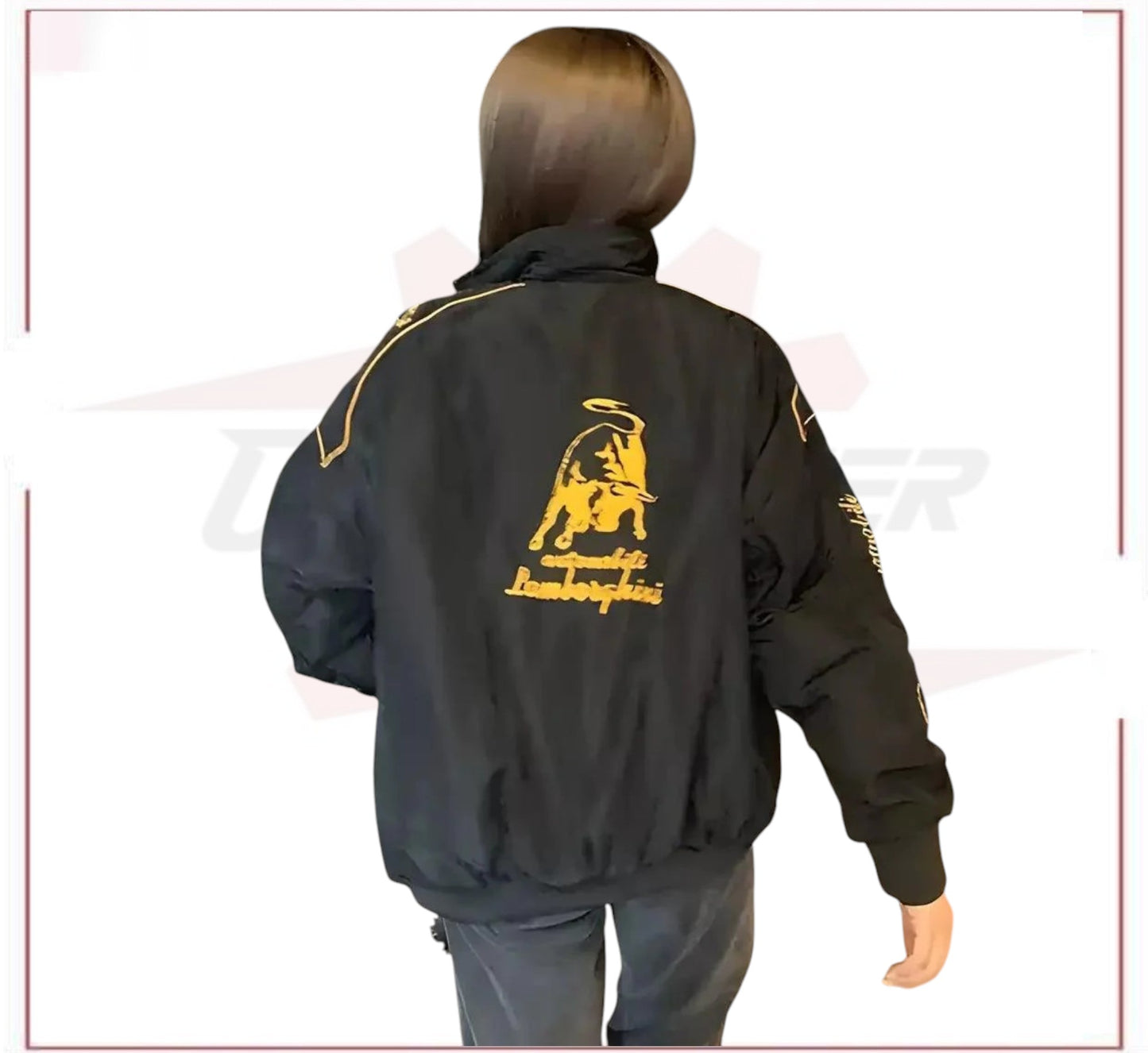 Lamborghini F1 Vintage Style Sublimation Racing Jacket