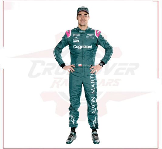 2021 Lance Stroll Aston Martin F1 Race Suit CROSSOVER RACEWEARS