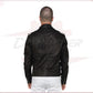 New Men's jacket in Genuine Dark Brown Nubuck Leather CROSSOVER RACEWEARS