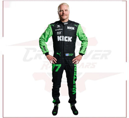 New 2024 Valtteri Bottas Kick Sauber F1 Race Suit Team Stake
