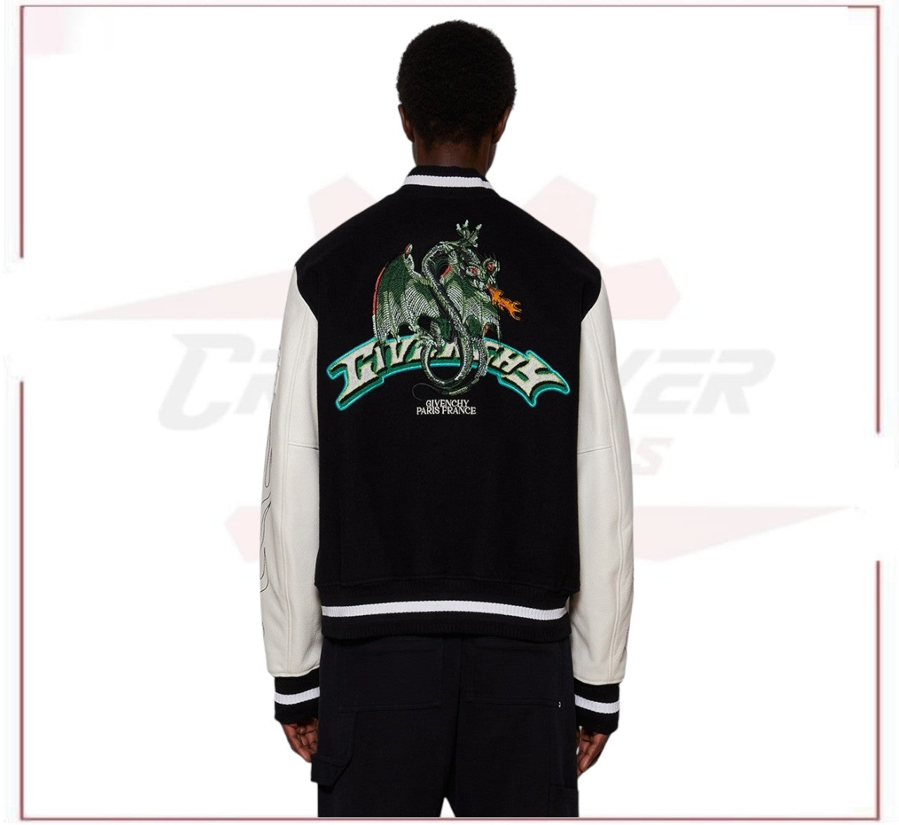 Givenchy Varsity Jacket Black And White