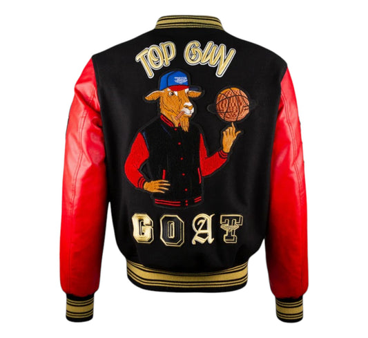 TOP GUN® "THE NEW GOAT" VARSITY JACKET
