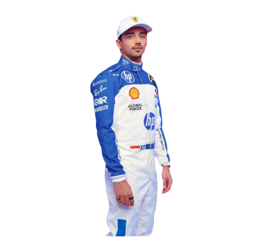 2025 Charles Leclerc Ferrari Racing Miami GP Race Suit