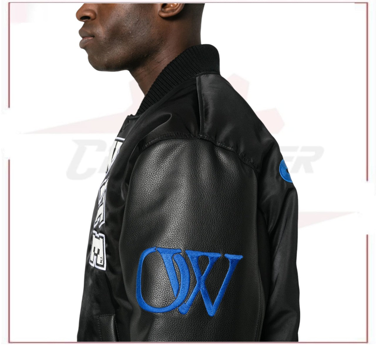 Off-White Baseball Over varsity jacket
