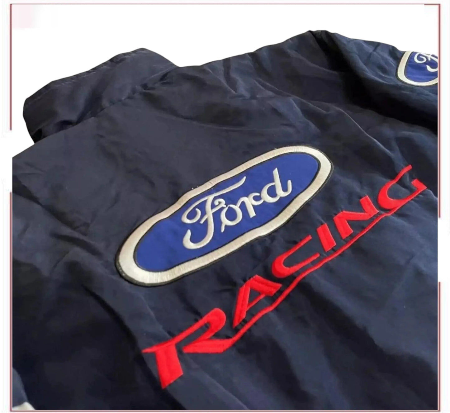 Vintage Ford F1 Racing Sublimation Bomber Jacket