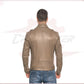 Avatar - Biker Men's Genuine Mudd colored Leather CROSSOVER RACEWEARS