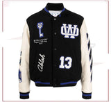 Off-White patch-detail bomber jacket