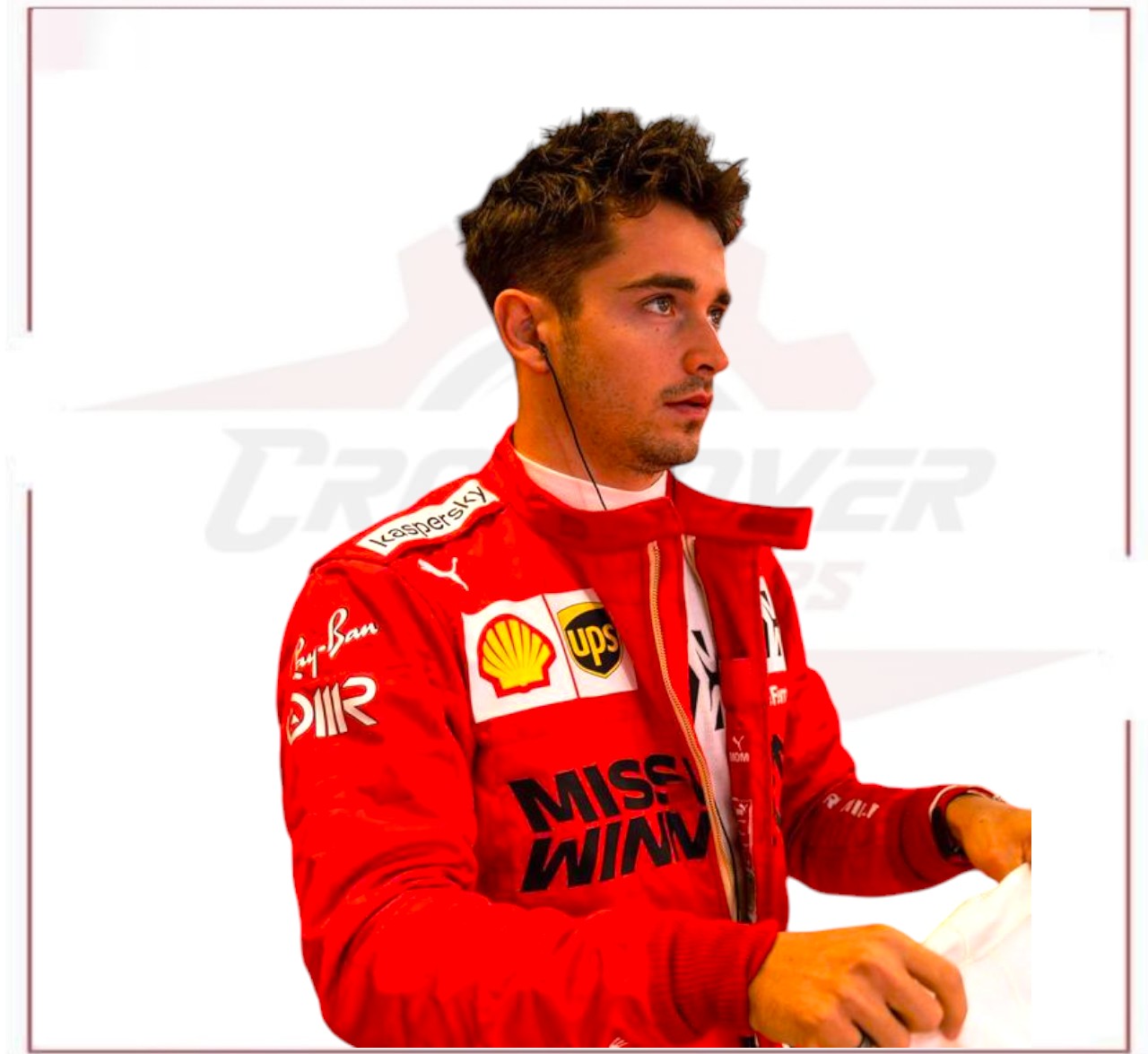 2020 Charles Leclerc Ferrari Mission Winnow F1 Racing Suit CROSSOVER RACEWEARS