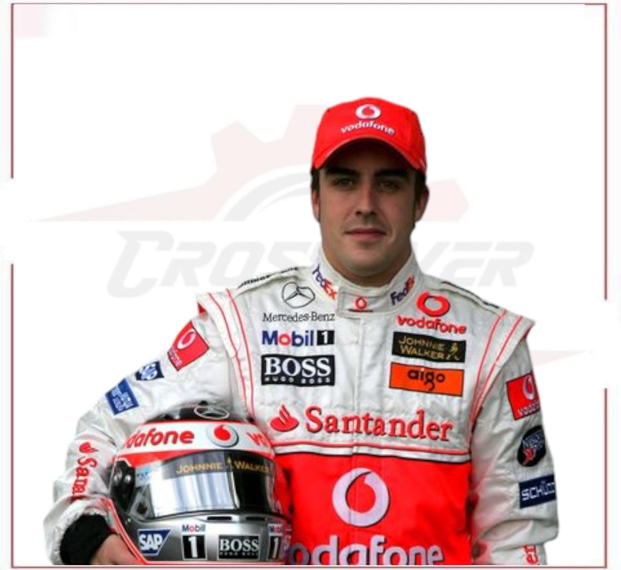 2007 Fernando Alonso McLaren F1 Embroidered Racing Suit CROSSOVER RACEWEARS