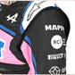 Esteban Ocon 2022 Signed Race Used Race Suit - British GP CROSSOVER RACEWEARS