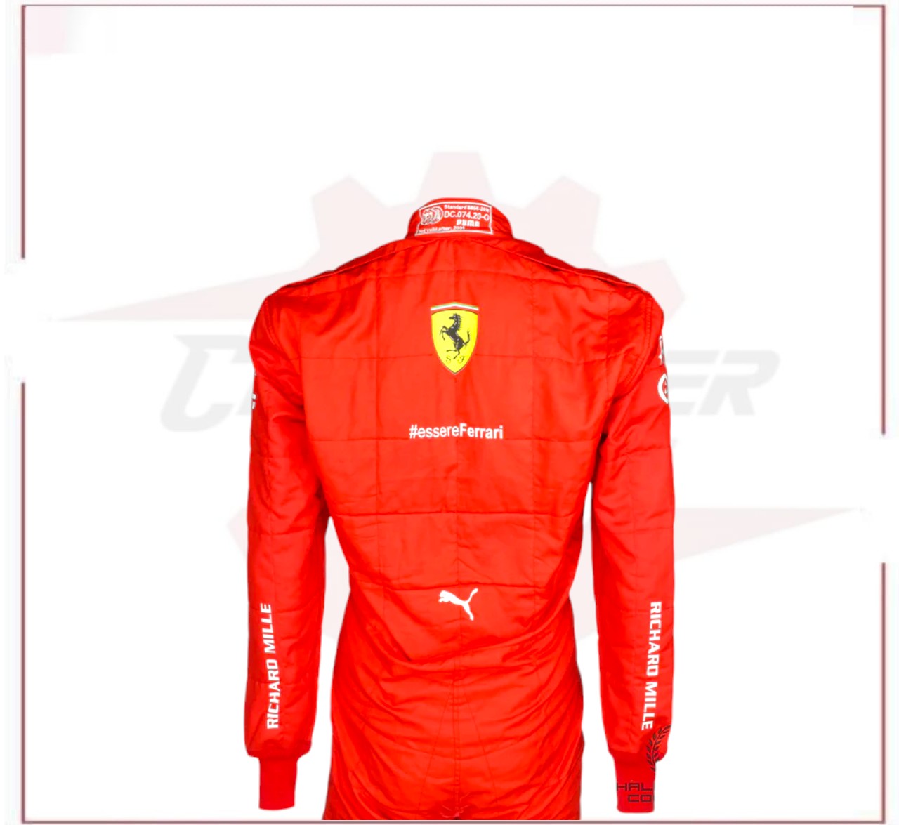 2021 Carlos Sainz Scuderia Ferrari F1 Racing Suit - CROSSOVER RACEWEARS 